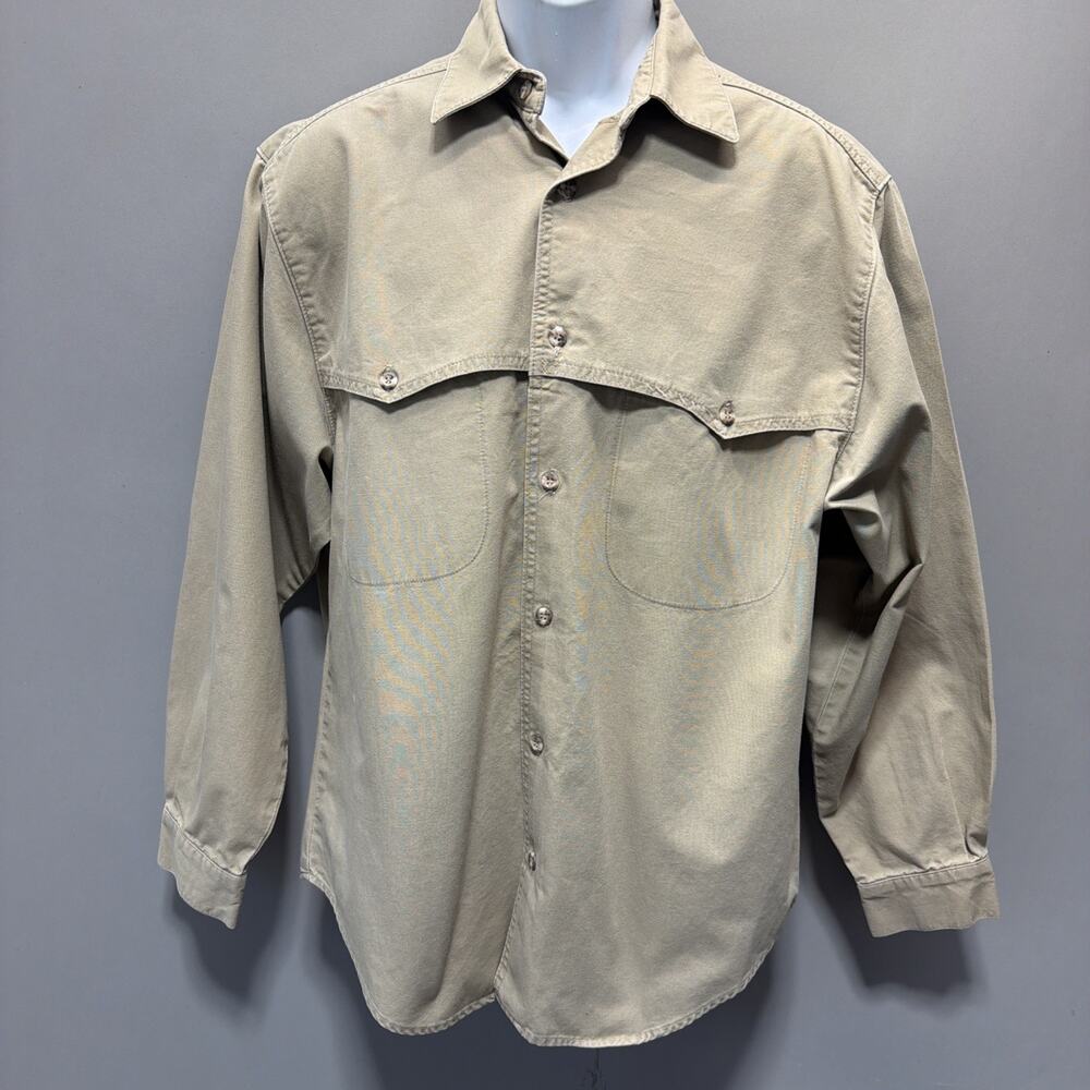 Vintage Australian Outback Collection Heavyweight Shirt Mens M USA Made Outdoors